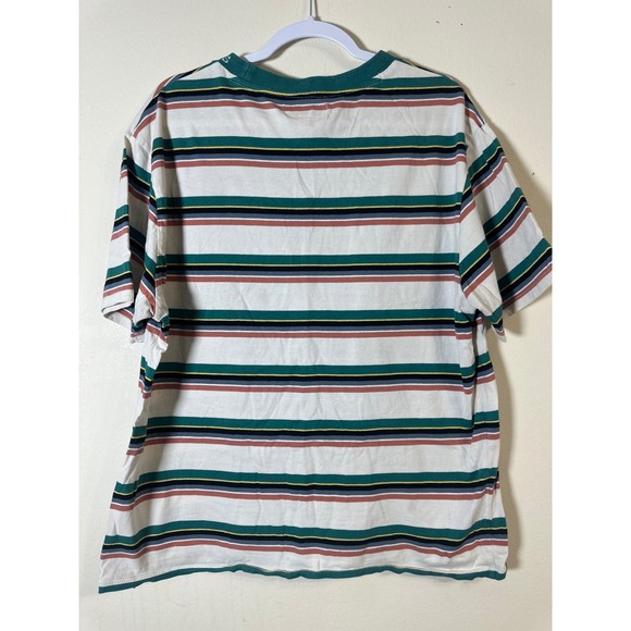 Guess Originals Striped T-Shirt Retro 90s Style Short Sleeve Tee Size‎ L - Picture 4 of 7